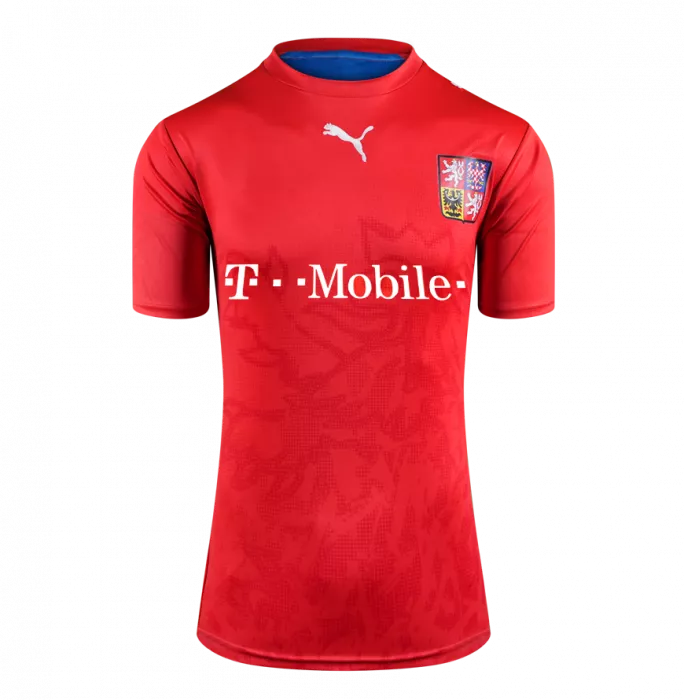 Pavel Nedved Back Signed Czech Republic 2006-08 Shirt In Deluxe Packaging