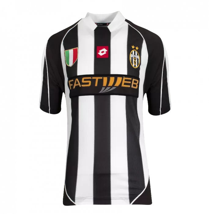 Pavel Nedved Back Signed Juventus 2002-03 Home Shirt With Fan Style Numbers