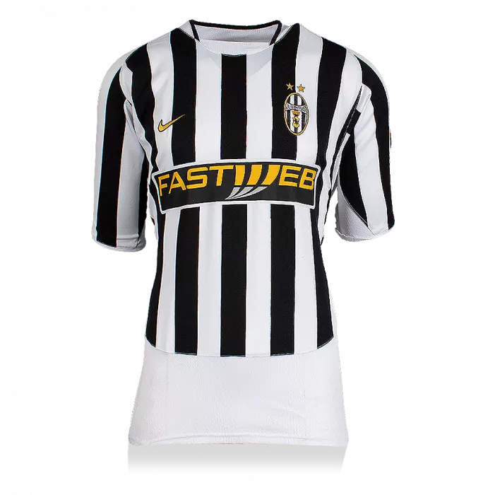 Pavel Nedved Back Signed Juventus 2003-04 Home Shirt