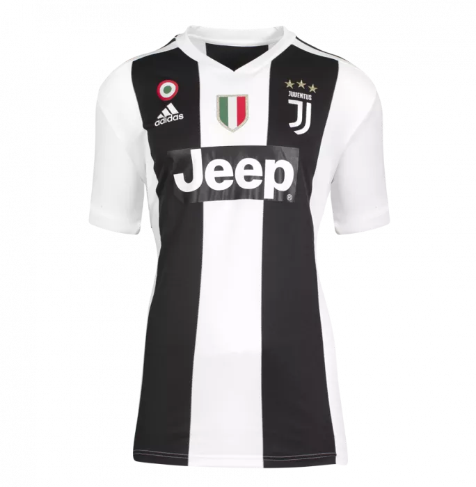 Pavel Nedved Back Signed Juventus 2018-19 Home Shirt With Fan Style Numbers In Classic Frame