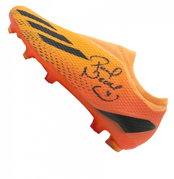 Pavel Nedved Signed Adidas Boot In Bubble Frame: Option 1