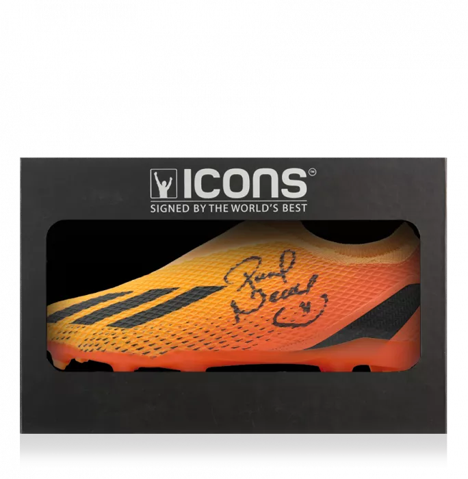 Pavel Nedved Signed Adidas Boot In Deluxe Packaging