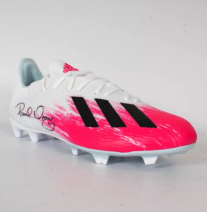 Pavel Nedved Signed Pink And White Adidas X 19.3 Boot