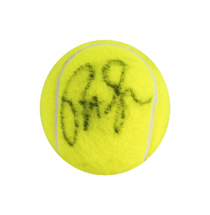 Pete Sampras Signed Wimbledon Tennis Ball In Acrylic Case