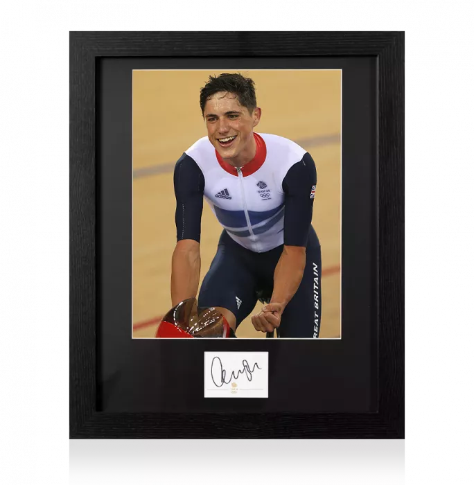 Peter Kennaugh Signed Team GB Card And Photo Frame: Option 1