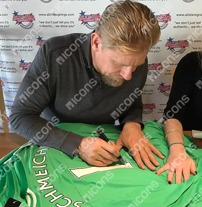 Peter Schmeichel Back Signed Manchester United Goalkeeper Shirt In Hero Frame: Option 1