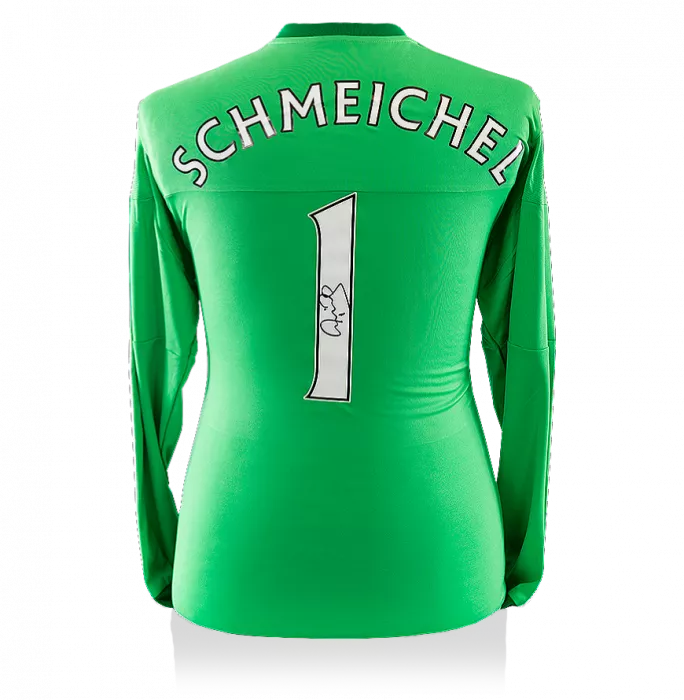 Peter Schmeichel Back Signed Manchester United Goalkeeper Shirt