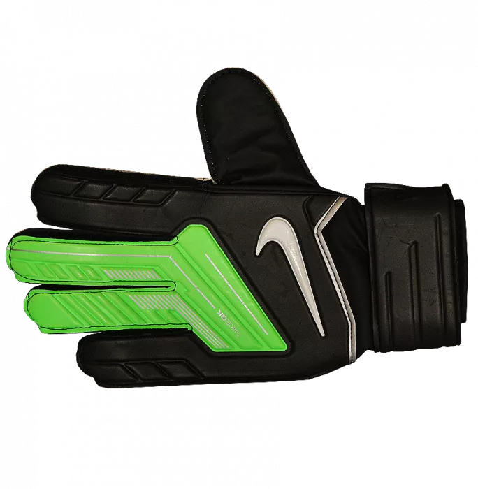 Peter Schmeichel Signed Black And Green Nike GK Glove