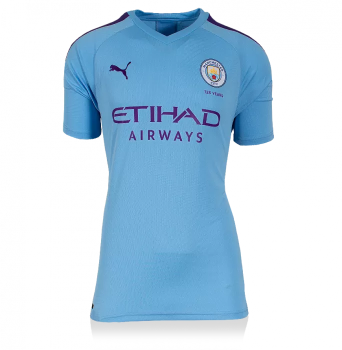 Phil Foden Signed Manchester City 2019-20 Home Shirt