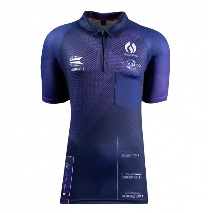 Phil Taylor Signed Polo Shirt - 'The Power' In Hero Frame: Option 1