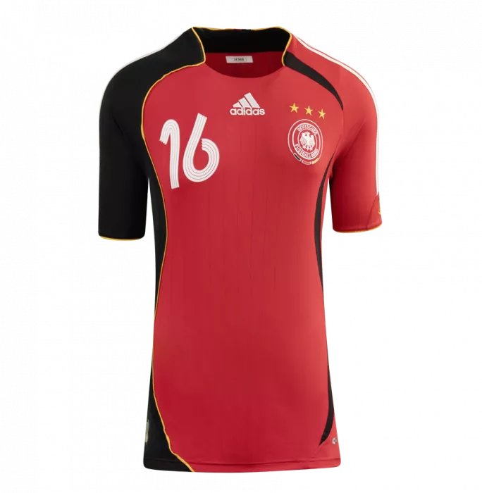 Philipp Lahm Back Signed Germany 2005-07 Away Shirt In Hero Frame: Option 1