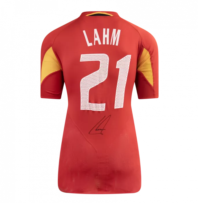 Philipp Lahm Official FIFA World Cup™ Back Signed And Framed Germany 2004-06 Third Shirt