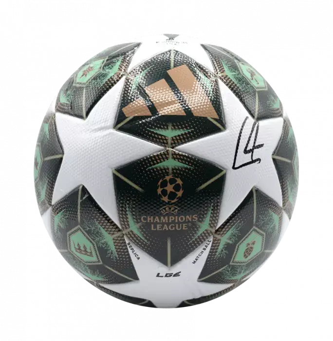 Philipp Lahm Official UEFA Champions League Signed Football In Acrylic Case
