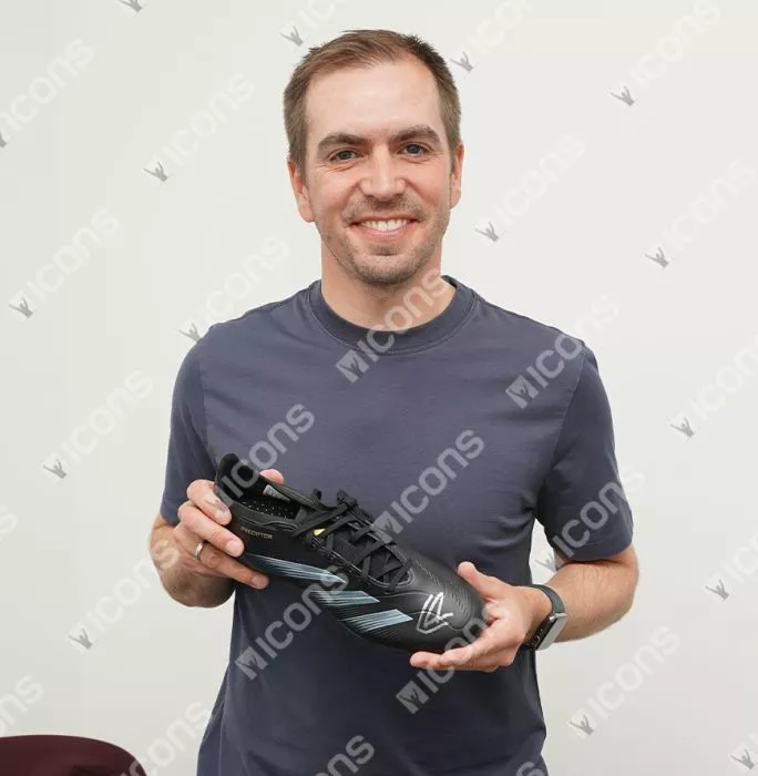 Philipp Lahm Signed Adidas Predator Boot In Bubble Frame: Option 1