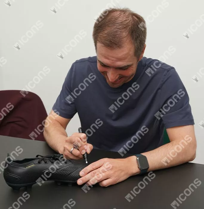 Philipp Lahm Signed Adidas Predator Boot In Deluxe Packaging