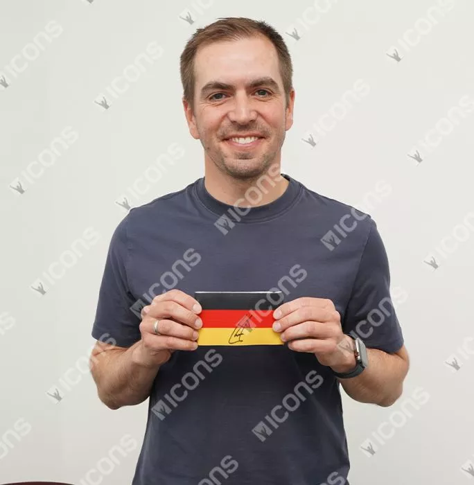 Philipp Lahm Signed And Framed Germany Captain's Armband