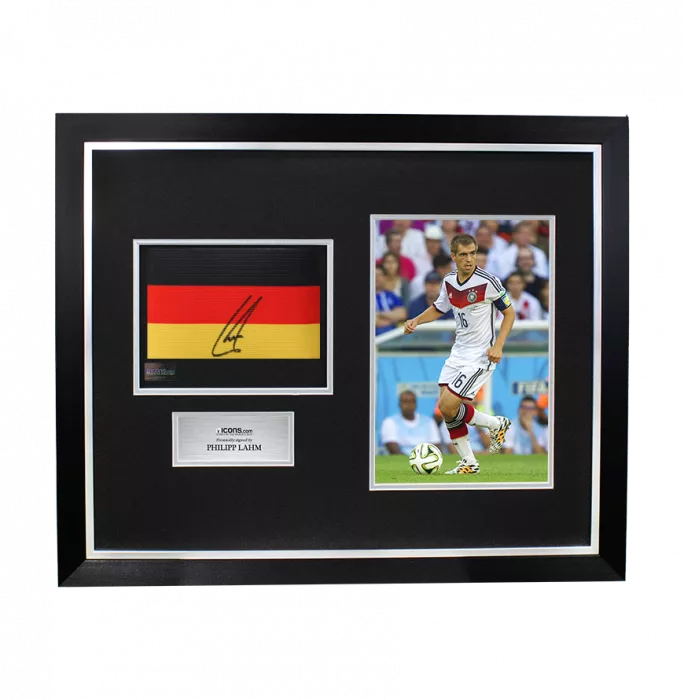 Philipp Lahm Signed And Framed Germany Captain's Armband