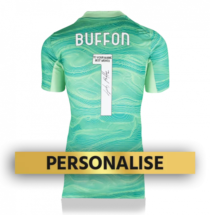 PRE-ORDER Gianluigi Buffon Signed And Personally Dedicated Juventus Home Shirt