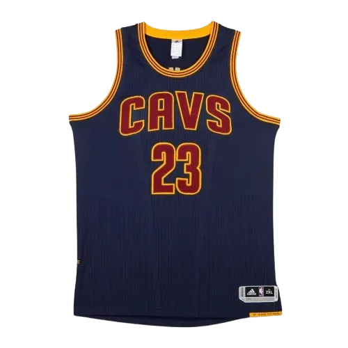 PRE-ORDER LeBron James Signed Cleveland Cavaliers Alternate Blue Authentic Adidas Jersey