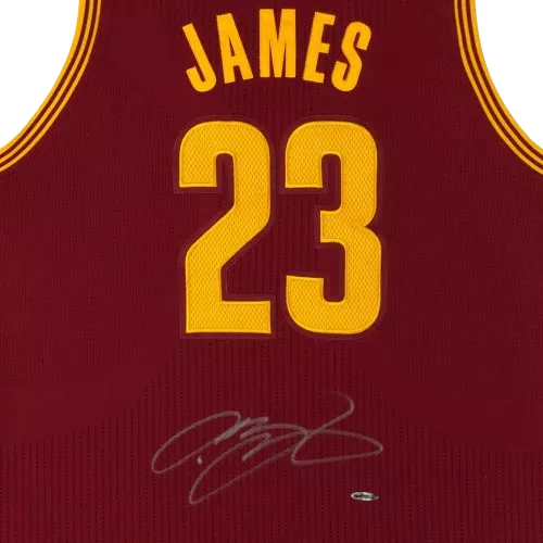 PRE-ORDER LeBron James Signed Cleveland Cavaliers Authentic Adidas Road Jersey