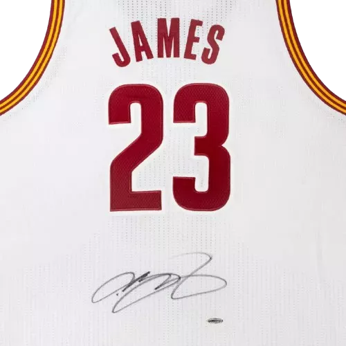 PRE-ORDER LeBron James Signed Cleveland Cavaliers Authentic Adidas Home Jersey