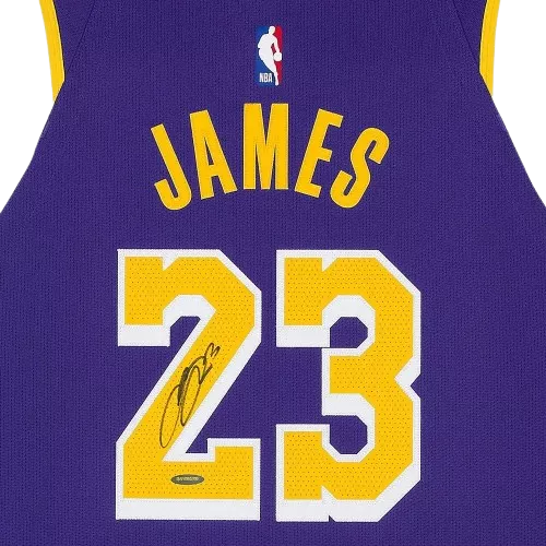 PRE-ORDER LeBron James Signed Los Angeles Lakers Statement Edition Authentic Nike Jersey