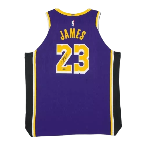 PRE-ORDER LeBron James Signed Los Angeles Lakers Statement Edition Authentic Nike Jersey