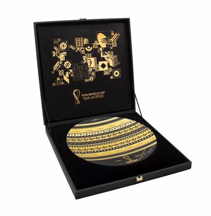 PRE-ORDER Lionel Messi Official Signed 2022 FIFA World Cup Commemorative Plate