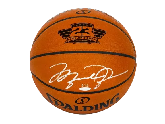 PRE-ORDER Michael Jordan Signed Spalding Basketball: 1998 Championship 25th Anniversary Edition