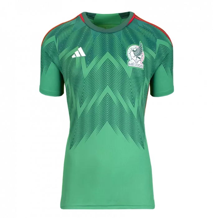 Rafael Marquez Back Signed Mexico Modern Home Shirt With Fan Style Numbers In Hero Frame: Copa América Edition