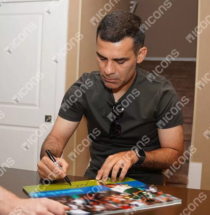 Rafael Marquez Official 2014 FIFA World Cup™ Signed And Framed Mexico Photo: Azteca Goal Vs New Zealand