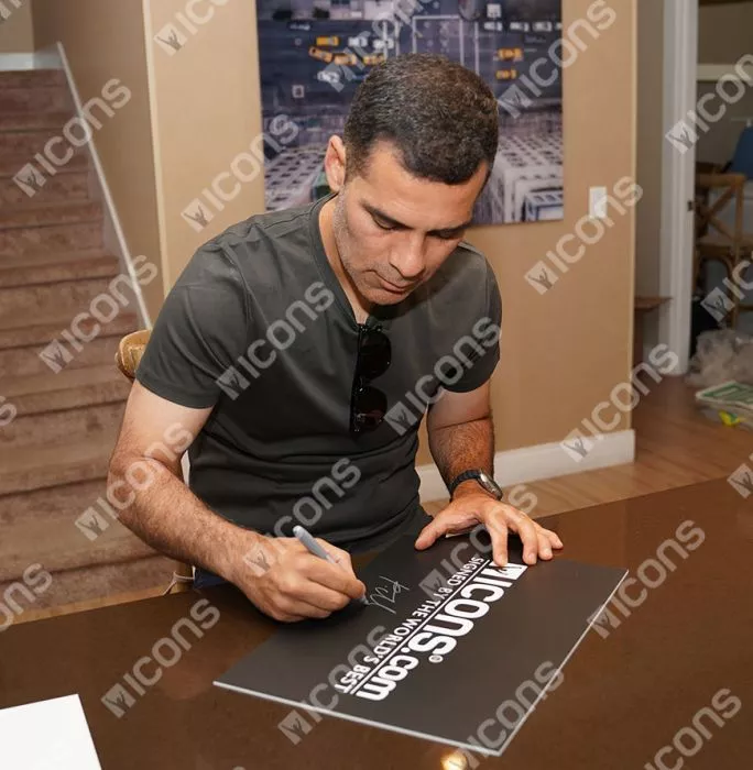 Rafael Marquez Official 2014 FIFA World Cup™ Signed And Framed Mexico Photo: Azteca Goal Vs New Zealand