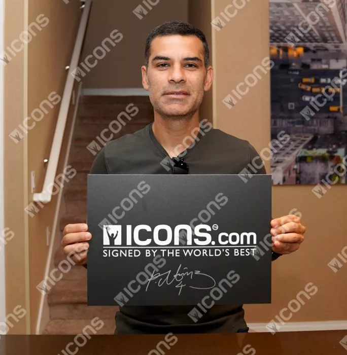 Rafael Marquez Official FC Barcelona Back Signed And Framed 2007-08 Home Shirt With Fan Style Numbers