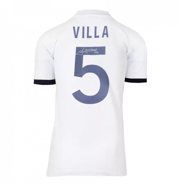 Ricky Villa Back Signed Tottenham Hotspur 1978 Home Shirt