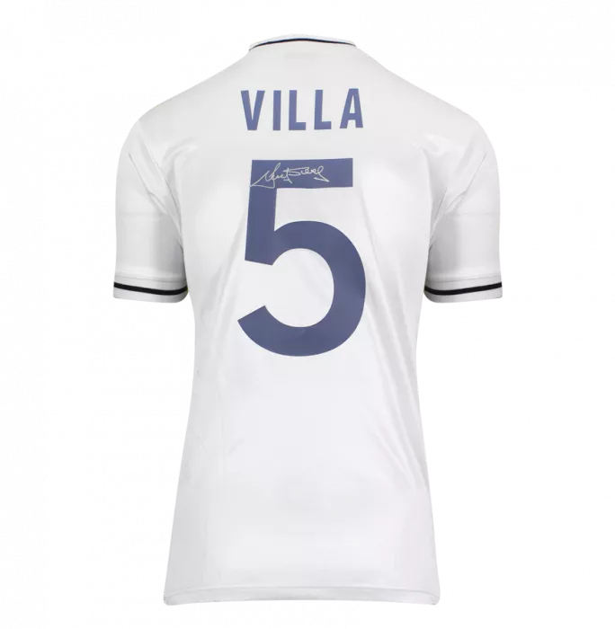 Ricky Villa Back Signed Tottenham Hotspur 1981 Home Shirt In Hero Frame: Option 1