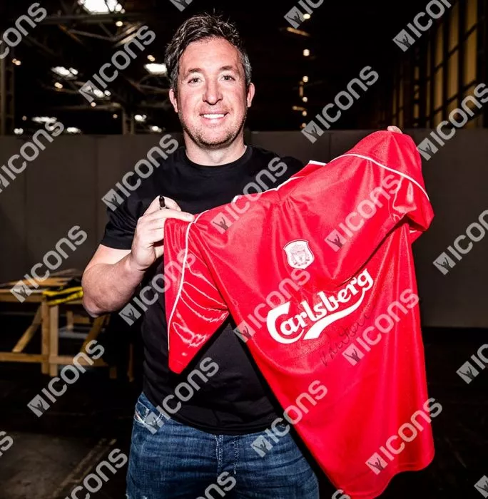 Robbie Fowler Front Signed Liverpool 2000-01 Home Shirt