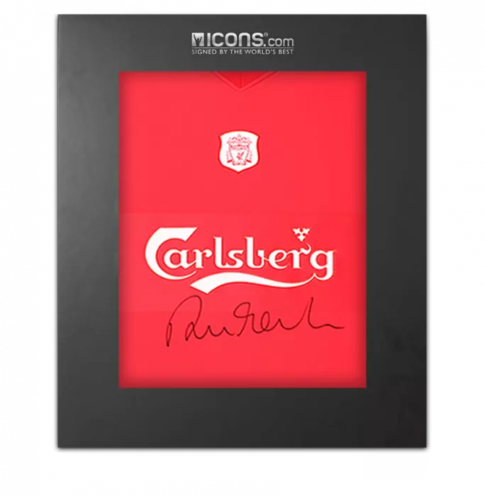 Robbie Fowler Front Signed Liverpool FC 2000 Home Shirt In Deluxe Packaging