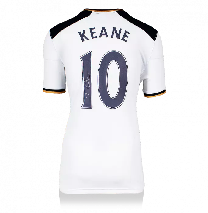 Robbie Keane Back Signed Tottenham Hotspur 2016-17 Home Shirt
