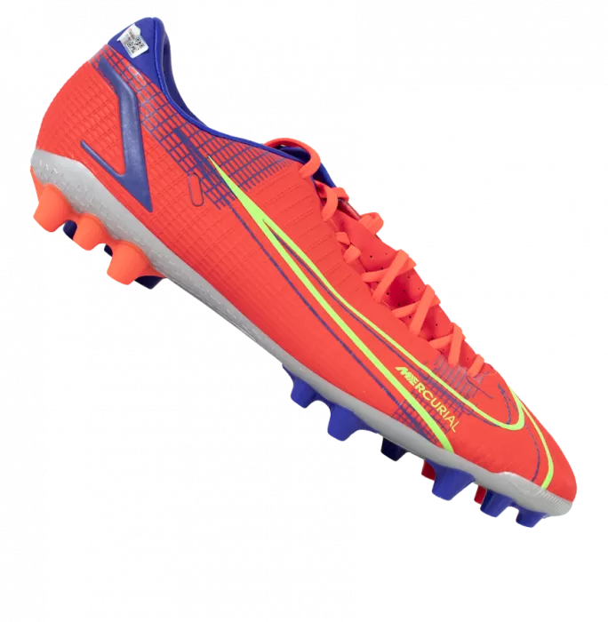 Robert Lewandowski Official UEFA Europa League Signed Red Nike Mercurial Boot In Acrylic Case