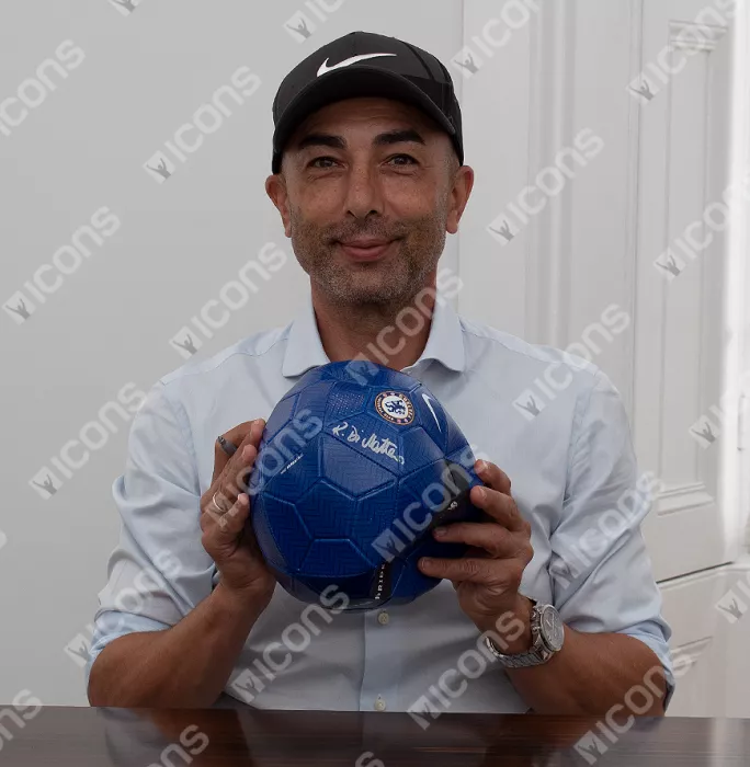 Roberto Di Matteo Signed Chelsea-Branded Football