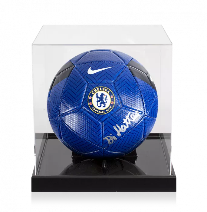 Roberto Di Matteo Signed Chelsea Branded Football In Acrylic Case