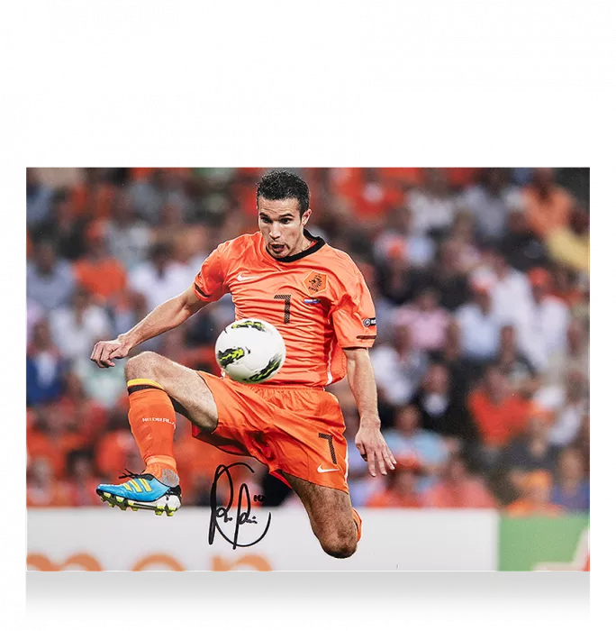 Robin van Persie Signed Netherlands Photo: Master of the Ball