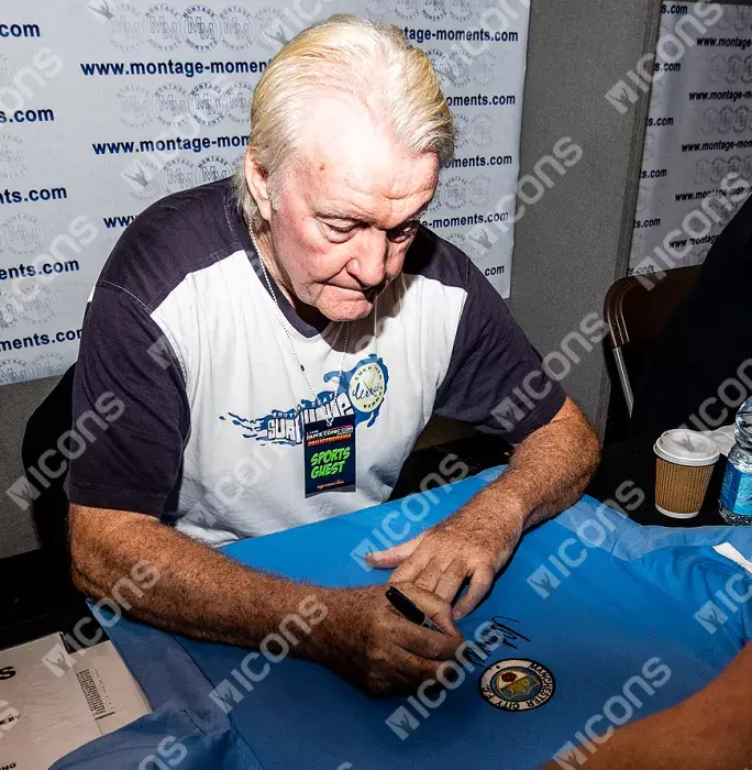 Rodney Marsh Front Signed 1972 Manchester City Home Shirt In Classic Frame