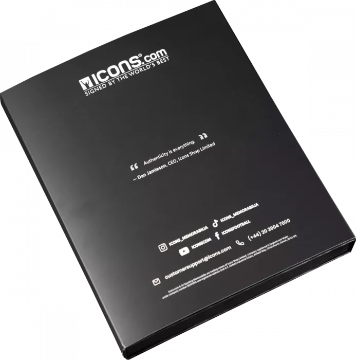 Rodri Back Signed Manchester City 2023-24 Home Shirt In Deluxe Packaging