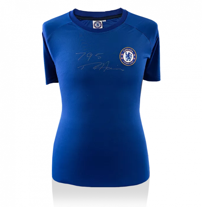 Ron 'Chopper' Harris Front Signed Chelsea Shirt: 795 Appearances Edition