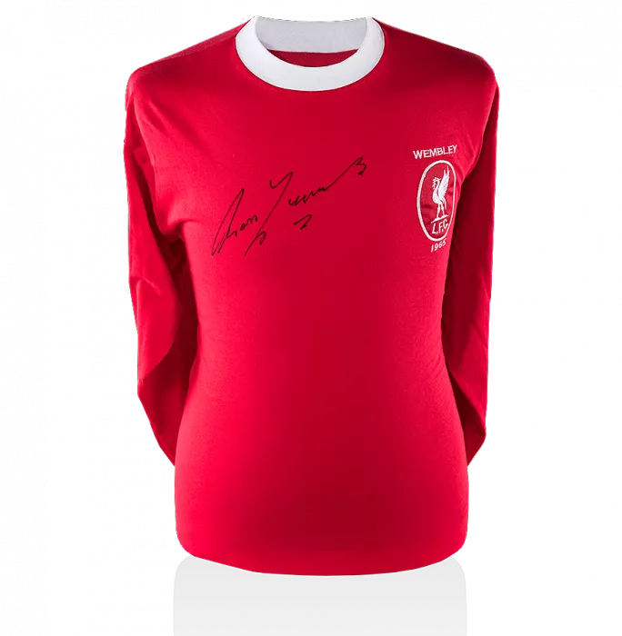 Ron Yeats Signed Liverpool Shirt: 1965 FA Cup Final Edition
