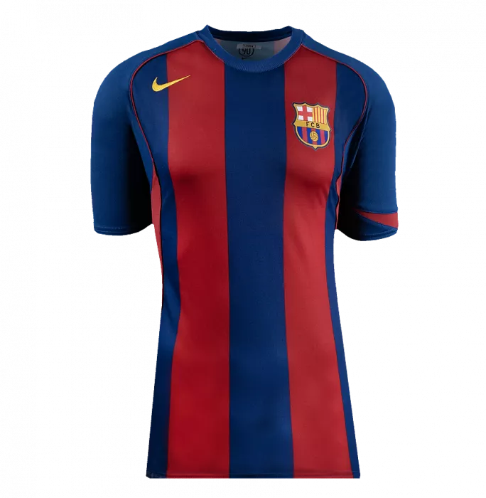 Ronaldinho Official UEFA Champions League Back Signed And Framed FC Barcelona 2004-05 Home Shirt