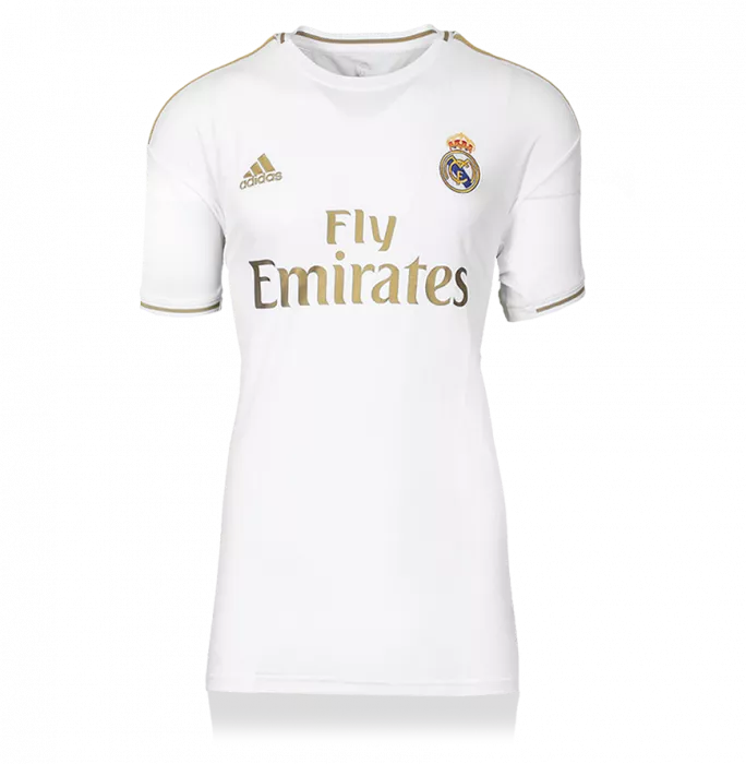 Ronaldo Back Signed Modern Real Madrid Home Shirt With Fan Style Numbers