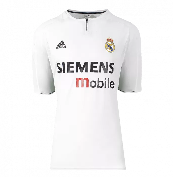 Ronaldo Back Signed Real Madrid 2003-04 Home Shirt In Classic Frame