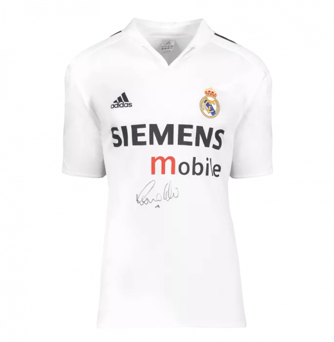 Ronaldo Front Signed Real Madrid CF 2004-05 Home Shirt